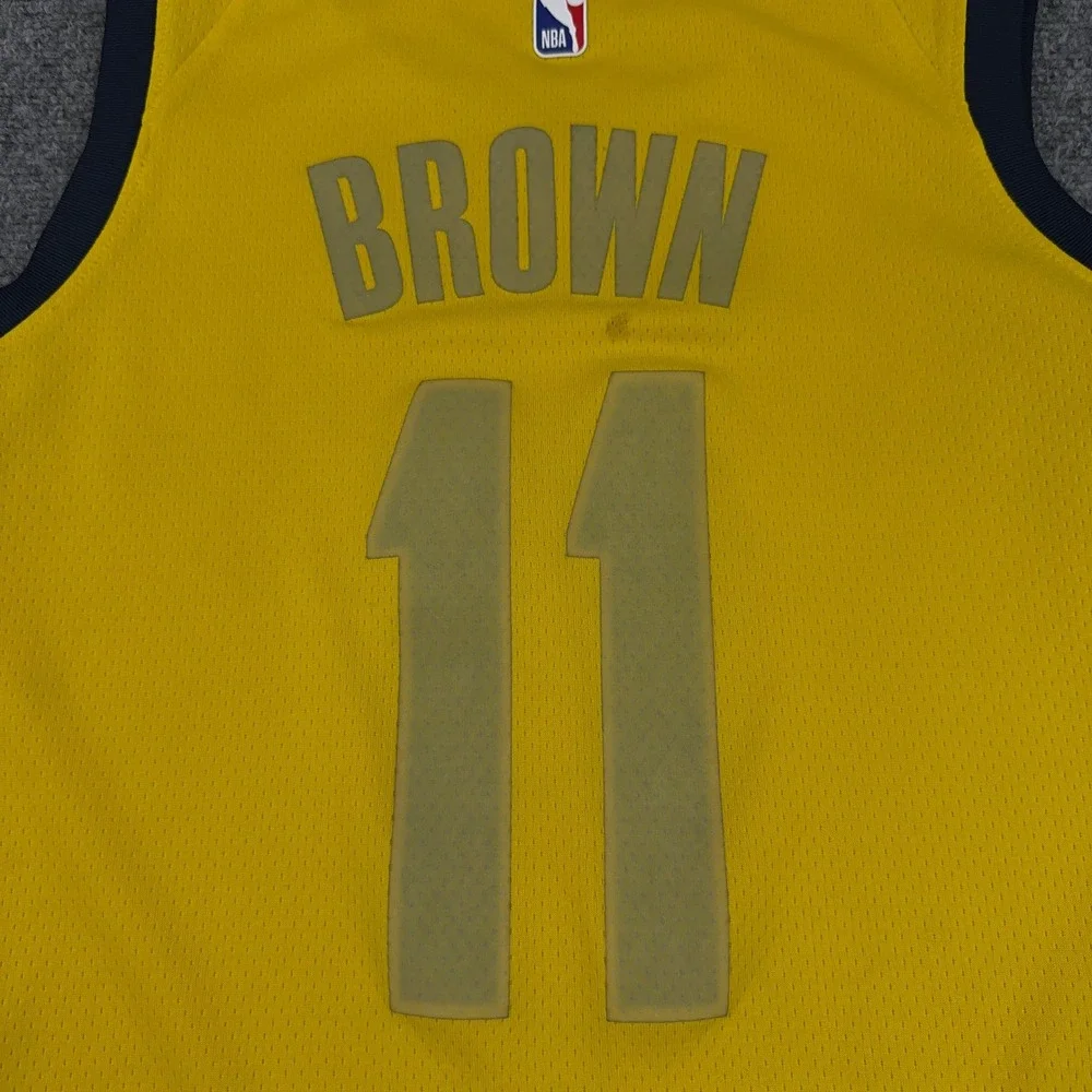 Jordan Indiana Pacers Basketball Swingman Jersey Mens 48 L Bruce Brown #11 READ